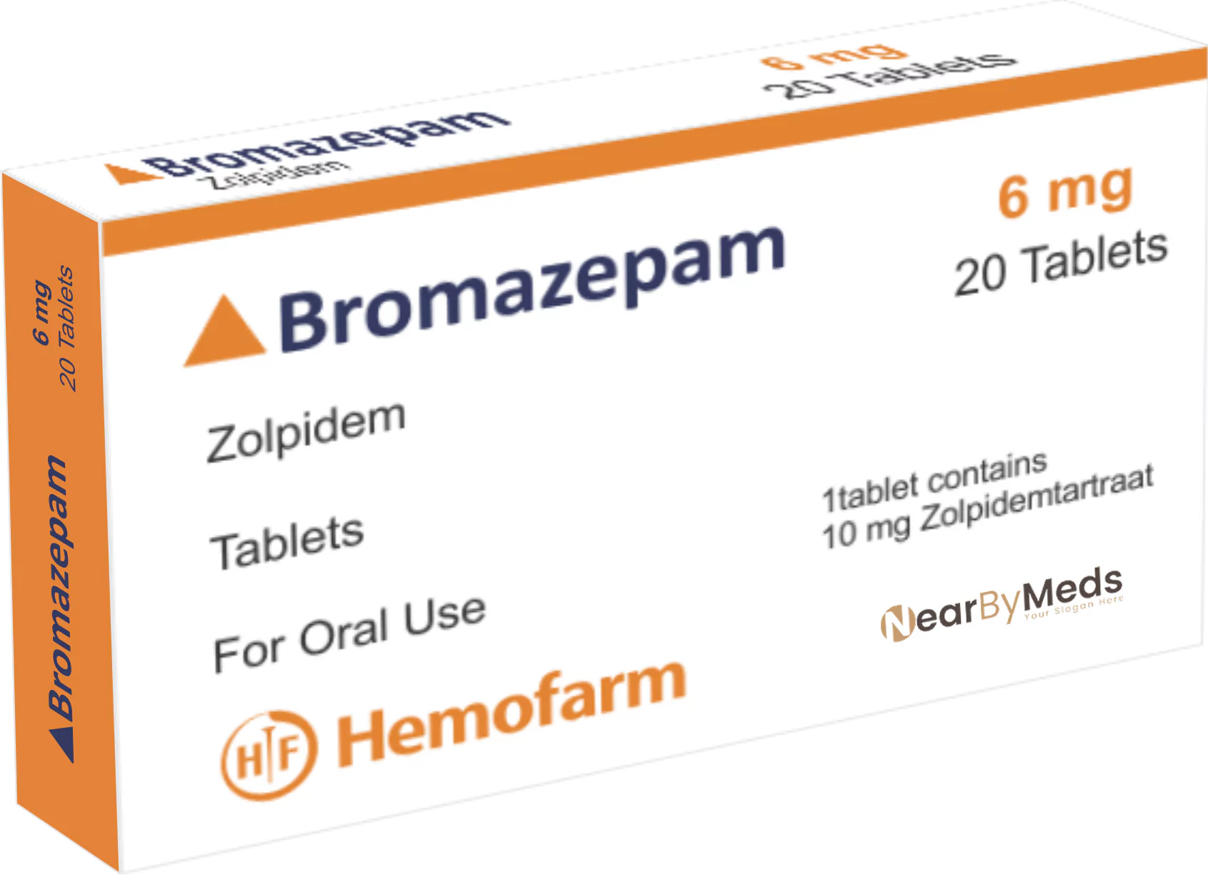 Bromazepam 6mg (20 Tablets)